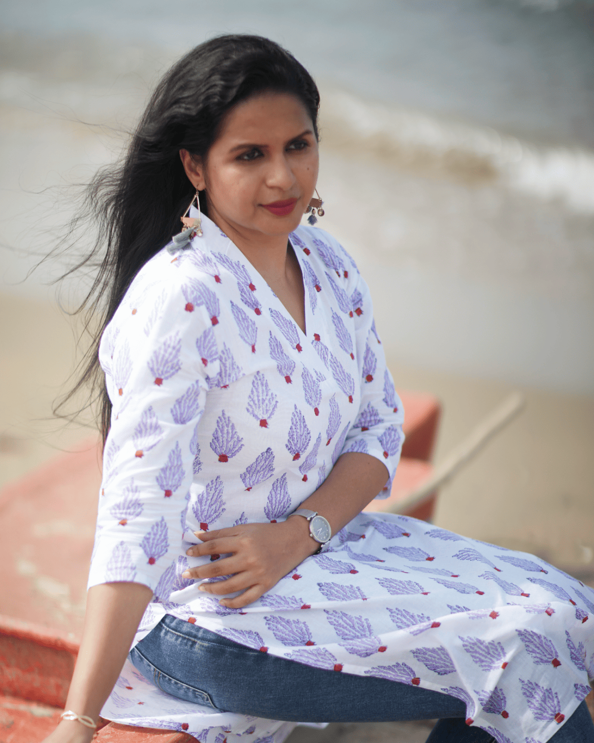 Jaipur Handblock Kali Kurta