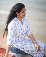 Jaipur Handblock Kali Kurta