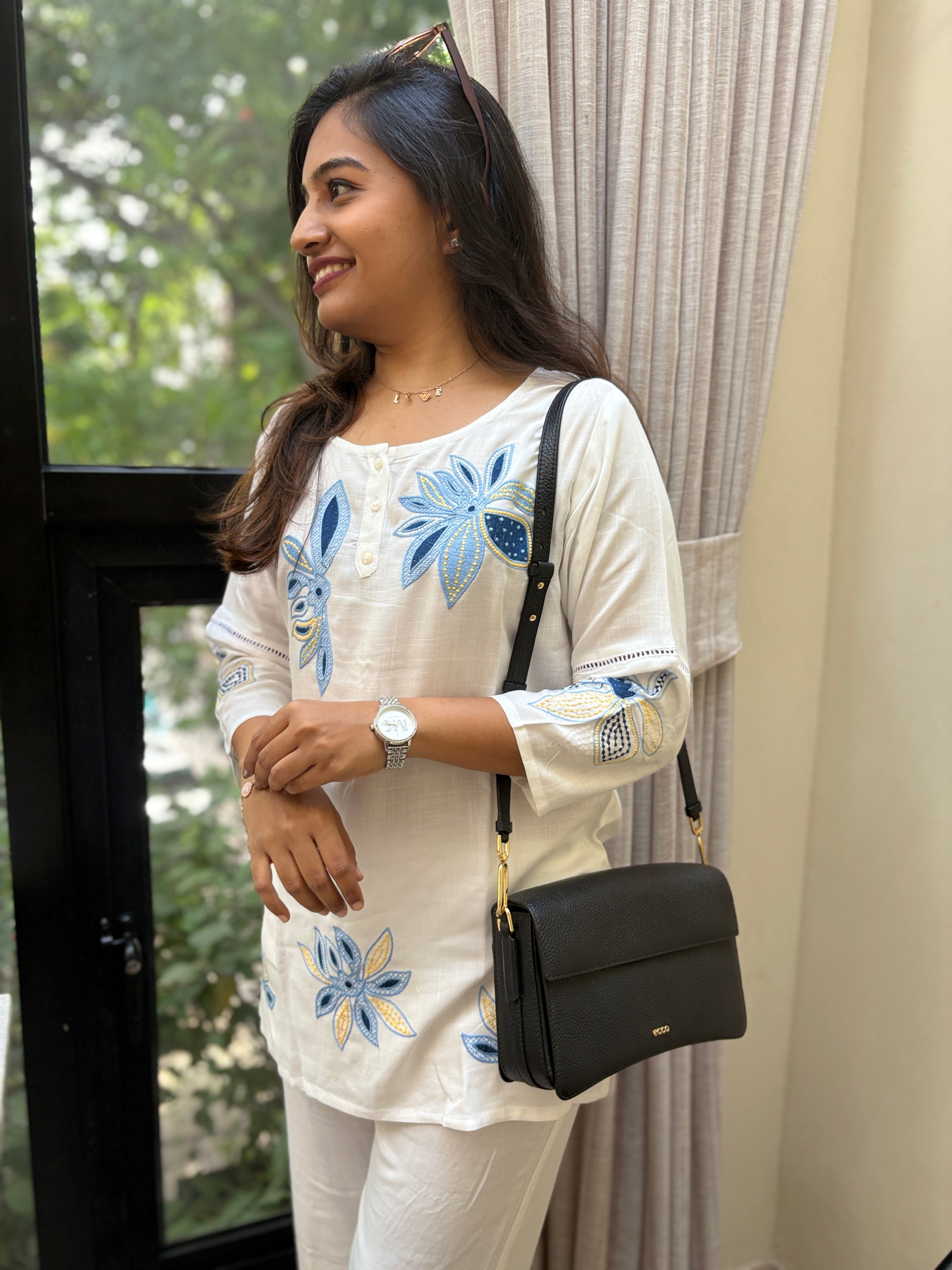 White Floral Co-ord Set