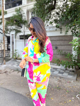 Multi Colored Co-ord Set - 1