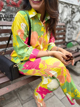 Multi Colored Co-ord Set - 2