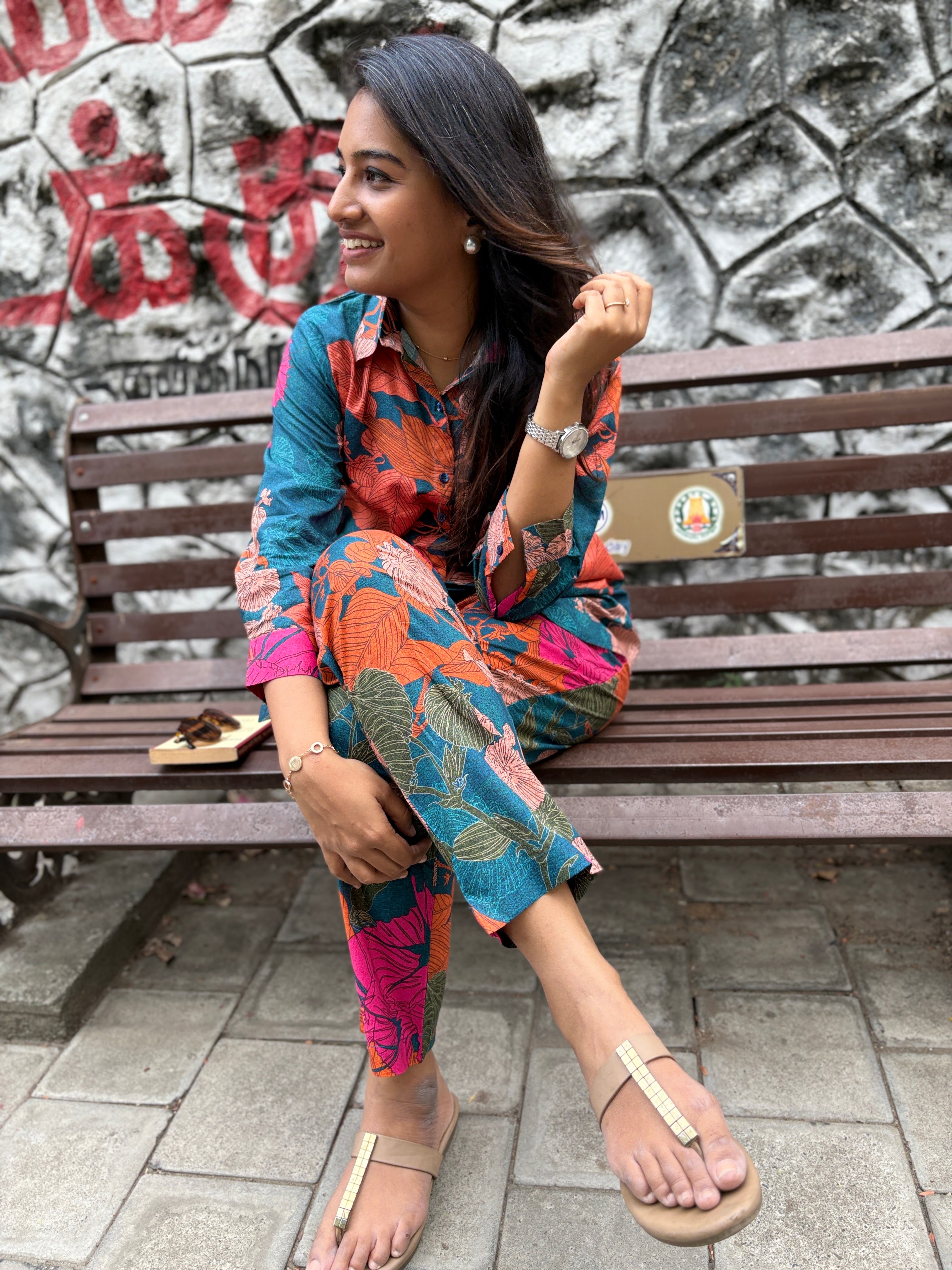 Multi Colored Co-ord set - 3
