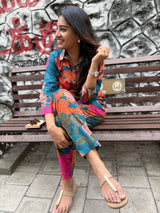 Multi Colored Co-ord set - 3