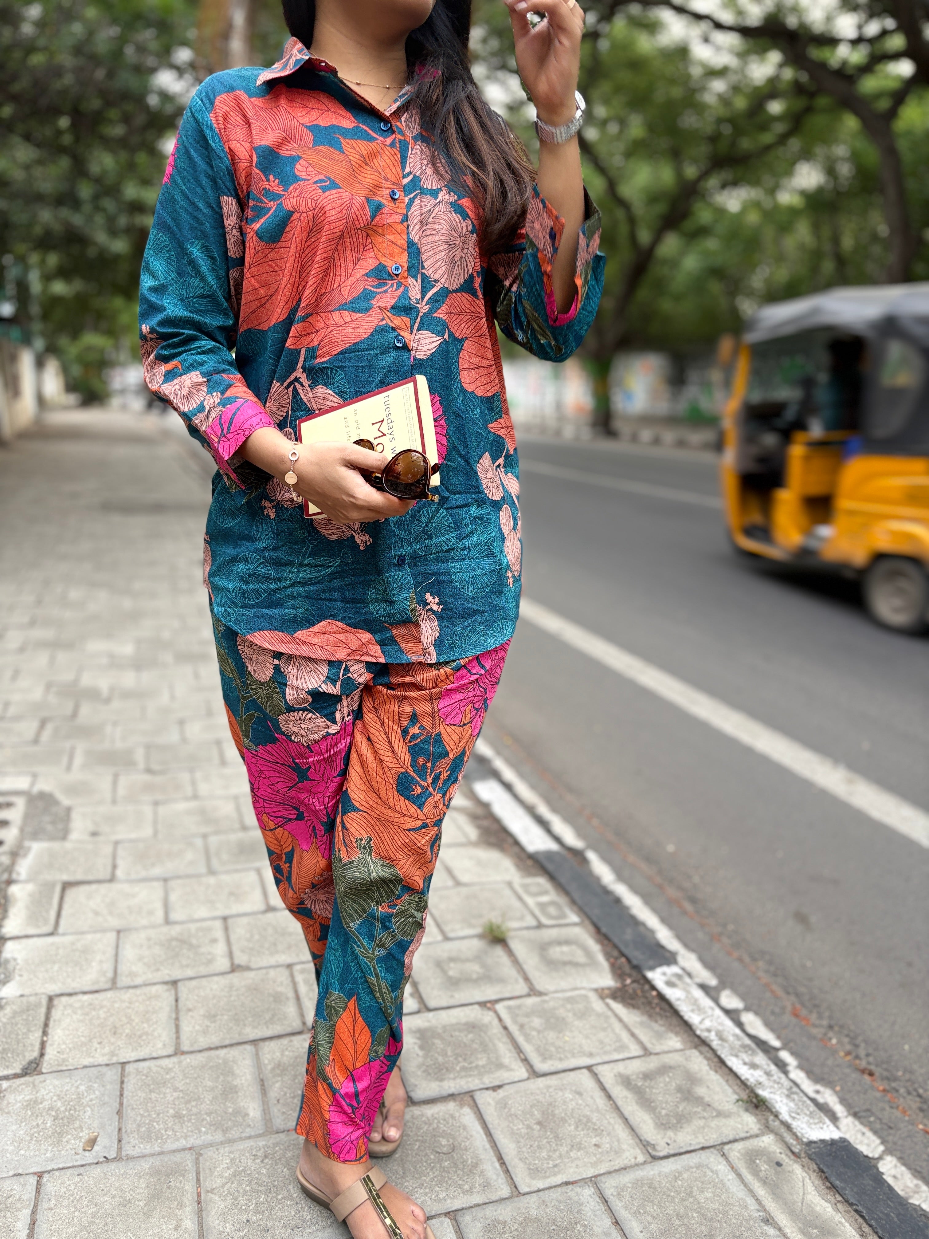 Multi Colored Co-ord set - 3