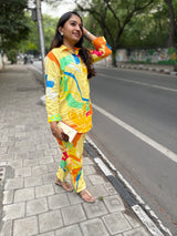 Multi Colored Co- ord Set - 4