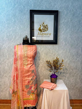 Peachy Cotton salwar material